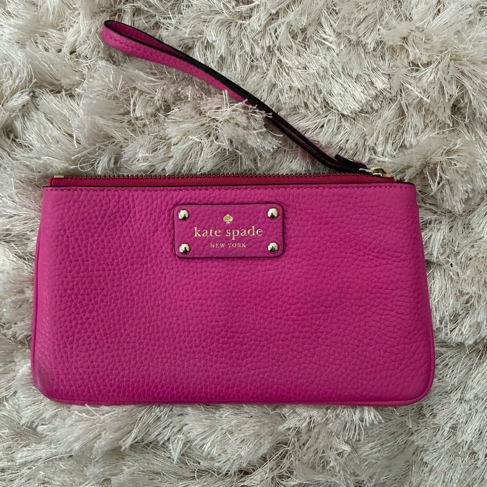 Kate Spade Fuchsia Wristlet Clutch